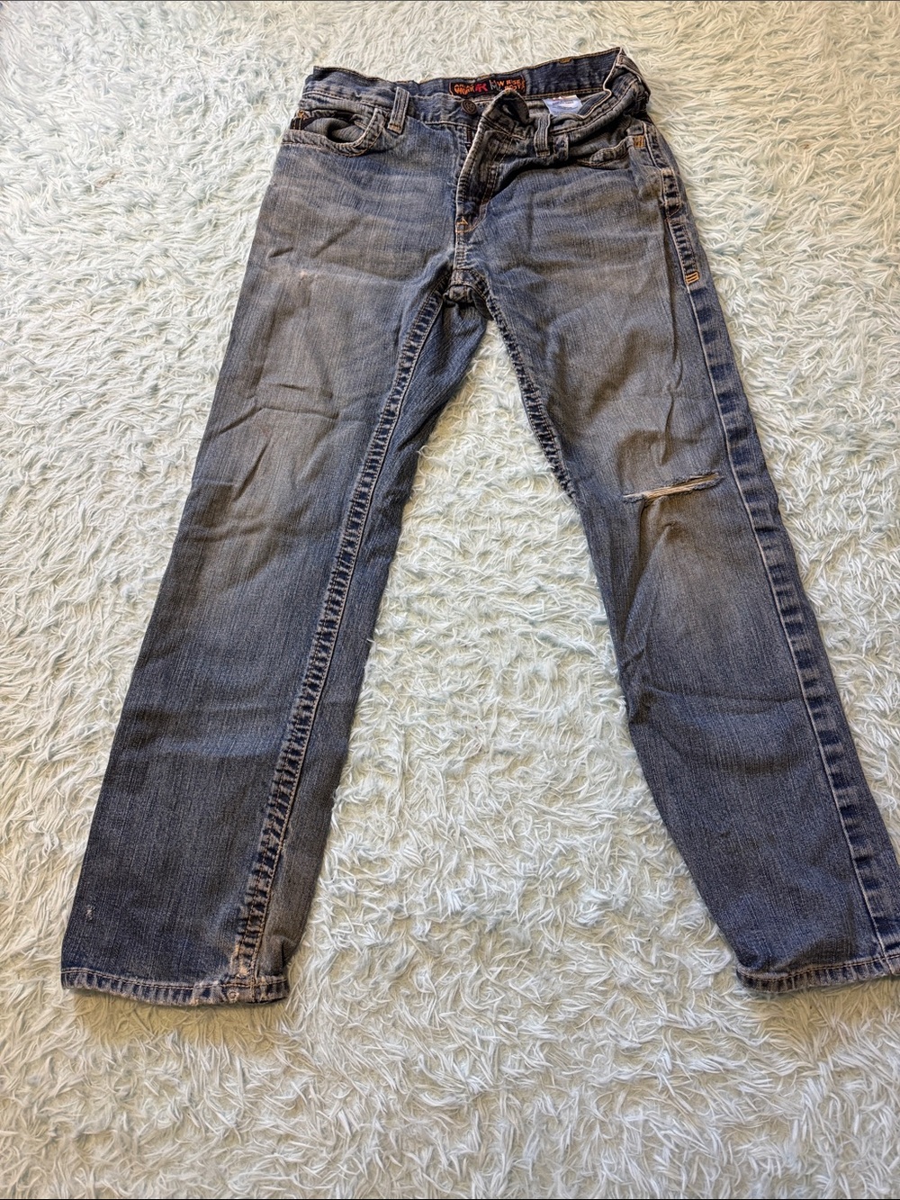 Ariat Faded blue low rise boot cut fire rated Men's Jeans 30x30